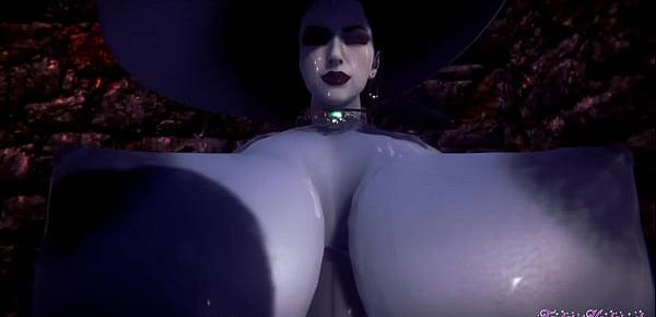  Resident Evil Hentai 3D - POV Lady Dimitresku boobjob and cowgirl style with creampie - Anime Manga Japanese Porn Video - First person realistic video